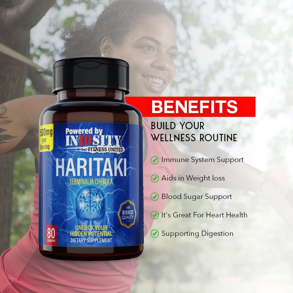 Haritaki (80 Capsules / 40 Servings) - In10sityFitnessUnited